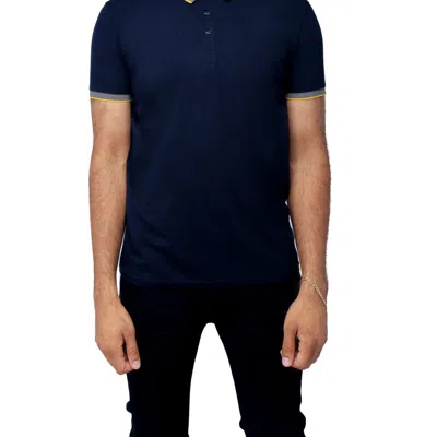 X-ray Mens Polo Shirts | Golf Shirts For Men | Polo Shirts For Men Short Sleeve In Blue