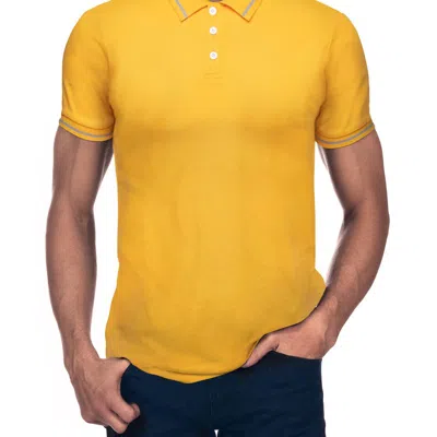 X-ray Mens Polo Shirts | Golf Shirts For Men | Polo Shirts For Men Short Sleeve In Gold