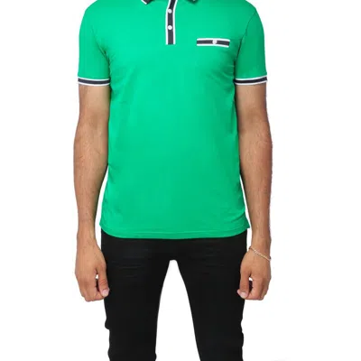 X-ray Mens Polo Shirts | Golf Shirts For Men | Polo Shirts For Men Short Sleeve In Green