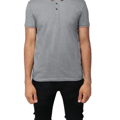 X-ray Mens Polo Shirts | Golf Shirts For Men | Polo Shirts For Men Short Sleeve In Grey