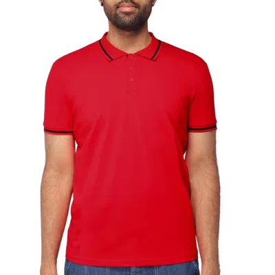 X-ray Mens Polo Shirts | Golf Shirts For Men | Polo Shirts For Men Short Sleeve In Red