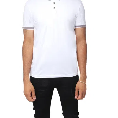 X-ray Mens Polo Shirts | Golf Shirts For Men | Polo Shirts For Men Short Sleeve In White