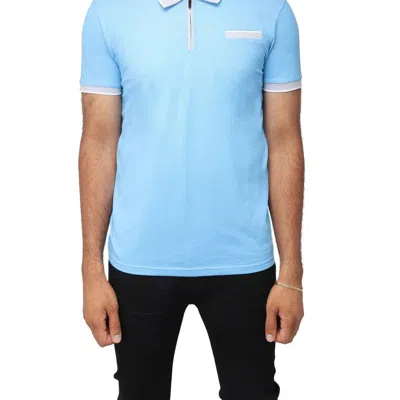 X-ray Mens Polo Shirts Short Sleeve In Blue