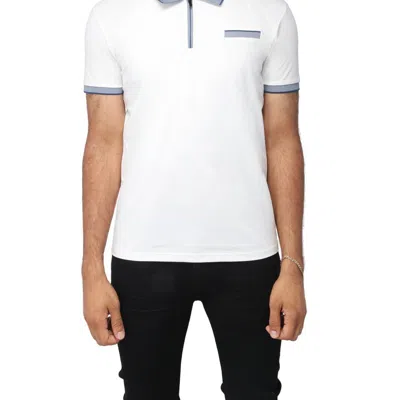 X-ray Mens Polo Shirts Short Sleeve In White