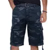 X-ray Mens Tactical Bermuda Cargo Shorts Camo And Solid Colors 12.5" Inseam Knee Length Classic Fit Multi In Blue