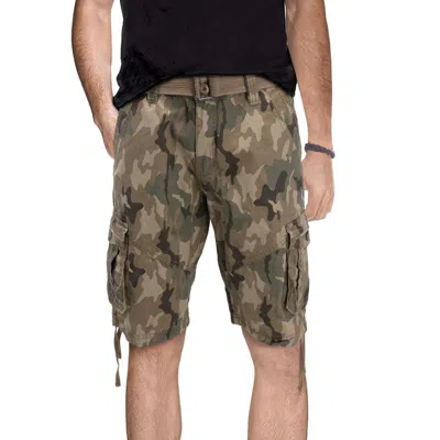 X-ray Mens Tactical Bermuda Cargo Shorts Camo And Solid Colors 12.5" Inseam Knee Length Classic Fit Multi