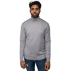 X-ray Mock Neck Pullover Sweater In Grey