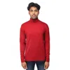 X-ray Mock Neck Pullover Sweater In Red