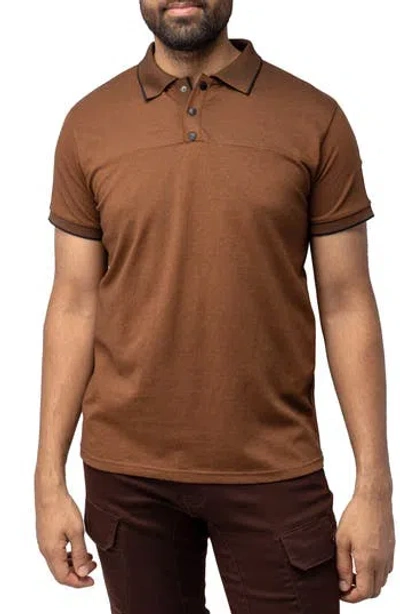 X-ray Xray Piqué Polo In Sienna