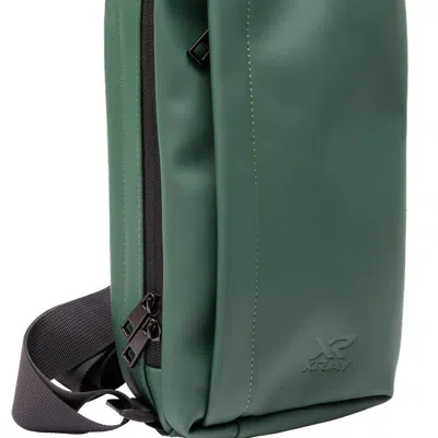 X-ray Pu Leather Small Compact Edc Sling Bag In Green