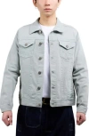 X-ray Xray Saddle Stitch Denim Jacket In Green