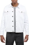 X-ray Xray Saddle Stitch Denim Jacket In White