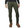 X-ray Men's Slim Fit Commuter Chino Pant With Cargo Pockets In Olive