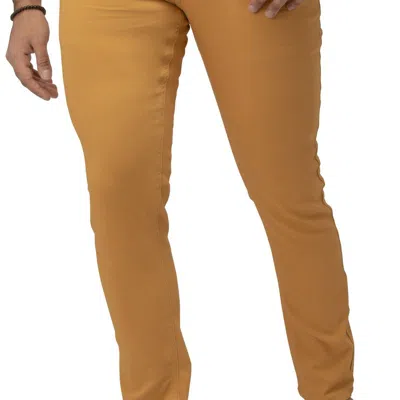X-ray Slim Fit Stretch Colored Denim Commuter Pants In Yellow