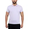 X-ray Xray Stretch Cotton Rib Polo In True Lavender