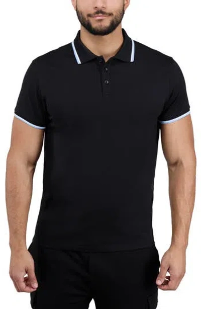 X-ray Xray Texture Cotton Knit Polo
