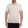 X-ray Xray V-neck Polo Sweater In Oatmeal