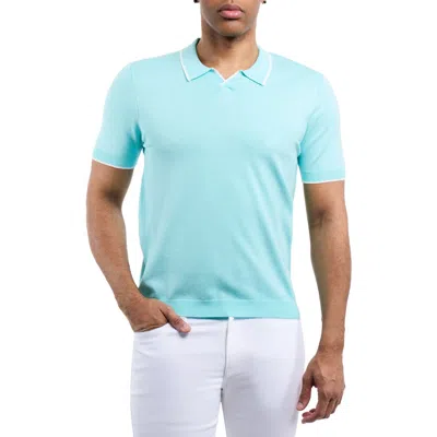 X-ray Xray V-neck Polo Sweater In Blue