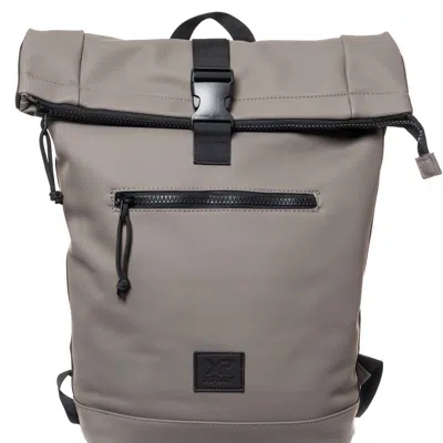 X-ray Waterproof Expandable Roll Top Backpack In Grey