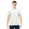 X-ray X Ray Men's Basic Henley Neck Short Sleeve T-shirt In White