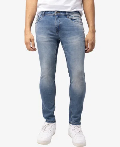 X-ray Men's Slim Fit Denim Jeans In Medium Blue