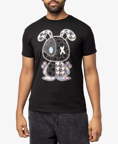 X-ray Men's Stone Tee Transparent Pattern Bunny In Black