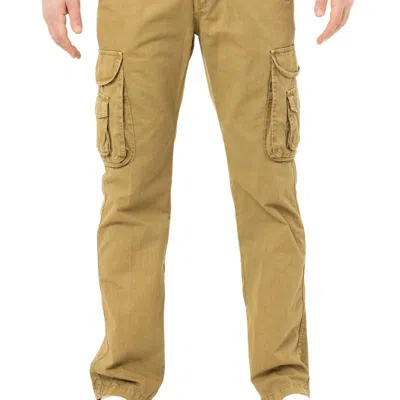 X-ray Xmt-18003 | Men's Belted Cargo Pants In Yellow