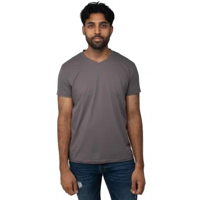 X-ray Men's V-neck T-shirt In Grey