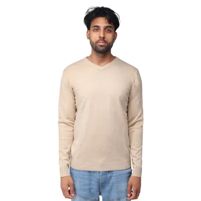 X-ray Xmw-39137 Classic V-neck Sweater In Brown