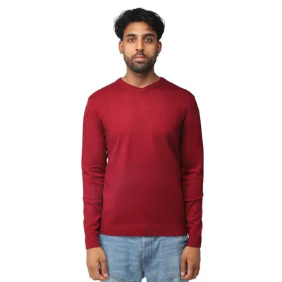 X-ray Xmw-39137 Classic V-neck Sweater In Red
