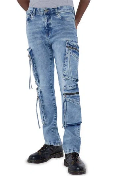 X-ray Xray Zip Cargo Pocket Jeans