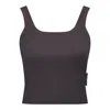 Xrt Women's Brown Exalt Slimming Sleeveless Rib Top Ground In Brown