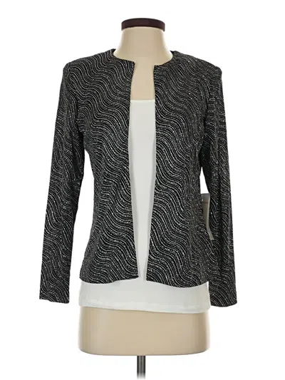 Xscape Blazer Jacket In Gray