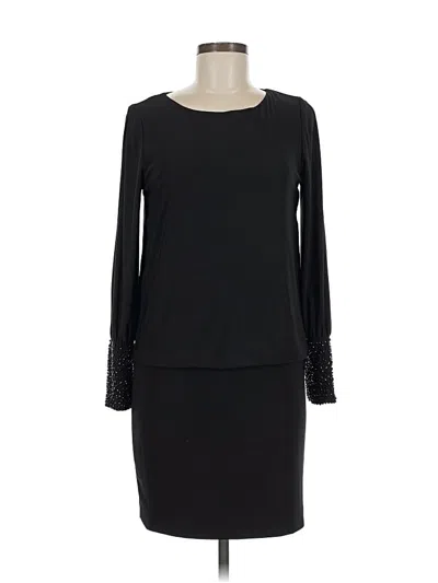Pre-owned Xscape Casual Dress In Black