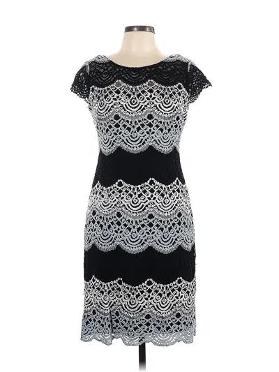 Pre-owned Xscape Casual Dress In Black