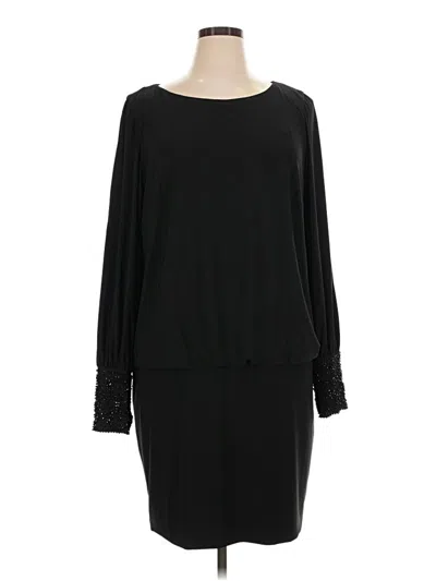 Pre-owned Xscape Casual Dress In Black