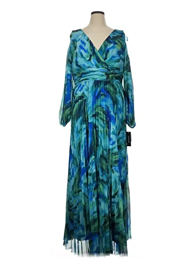 Pre-owned Xscape Casual Dress In Blue
