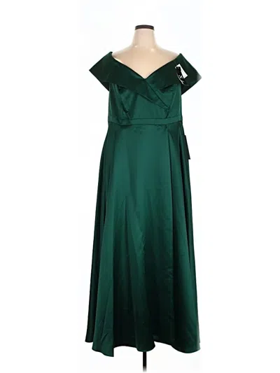 Xscape Casual Dress In Green