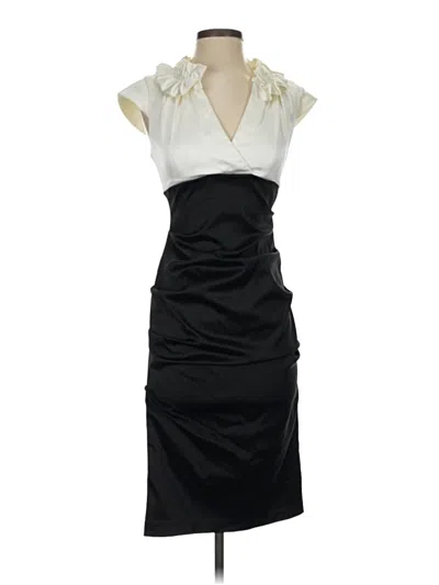Pre-owned Xscape Cocktail Dress In Black