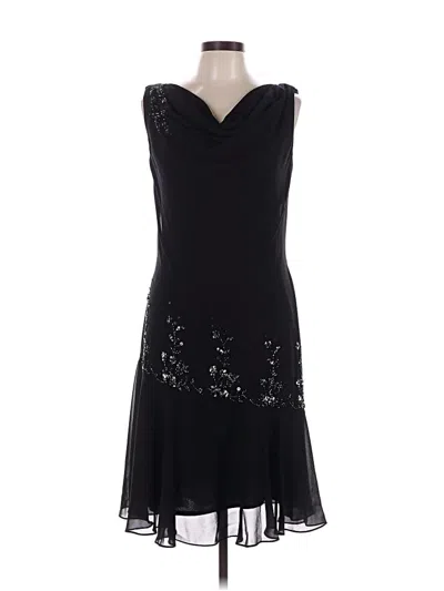 Pre-owned Xscape Cocktail Dress In Black