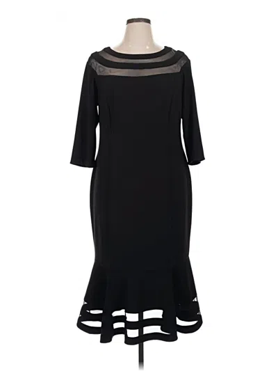 Pre-owned Xscape Cocktail Dress In Black