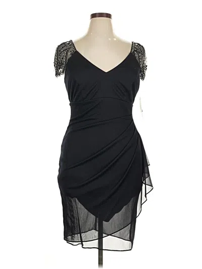 Pre-owned Xscape Cocktail Dress In Black