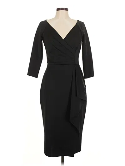 Pre-owned Xscape Cocktail Dress In Black