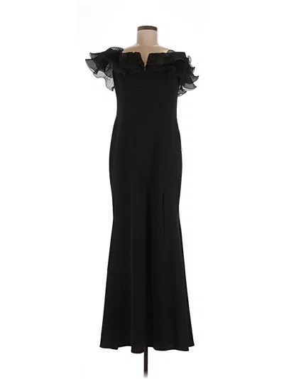 Pre-owned Xscape Cocktail Dress In Black