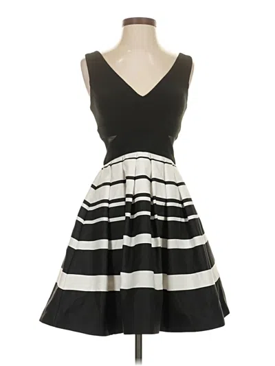 Pre-owned Xscape Cocktail Dress In Black