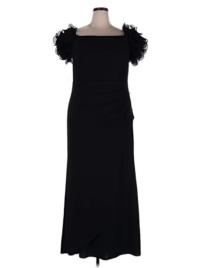 Pre-owned Xscape Cocktail Dress In Black
