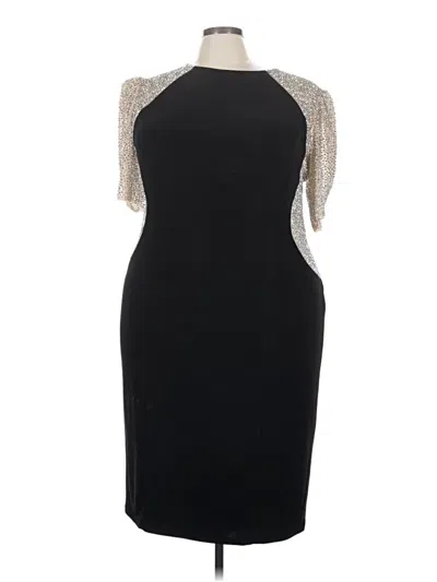 Pre-owned Xscape Cocktail Dress In Black