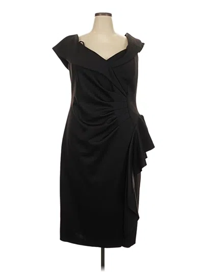 Pre-owned Xscape Cocktail Dress In Black
