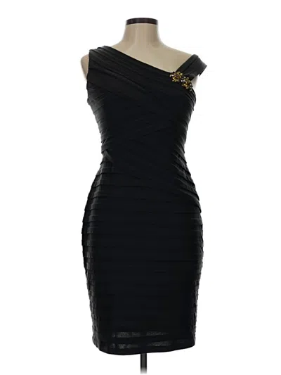 Pre-owned Xscape Cocktail Dress In Black