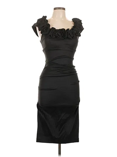 Pre-owned Xscape Cocktail Dress In Black